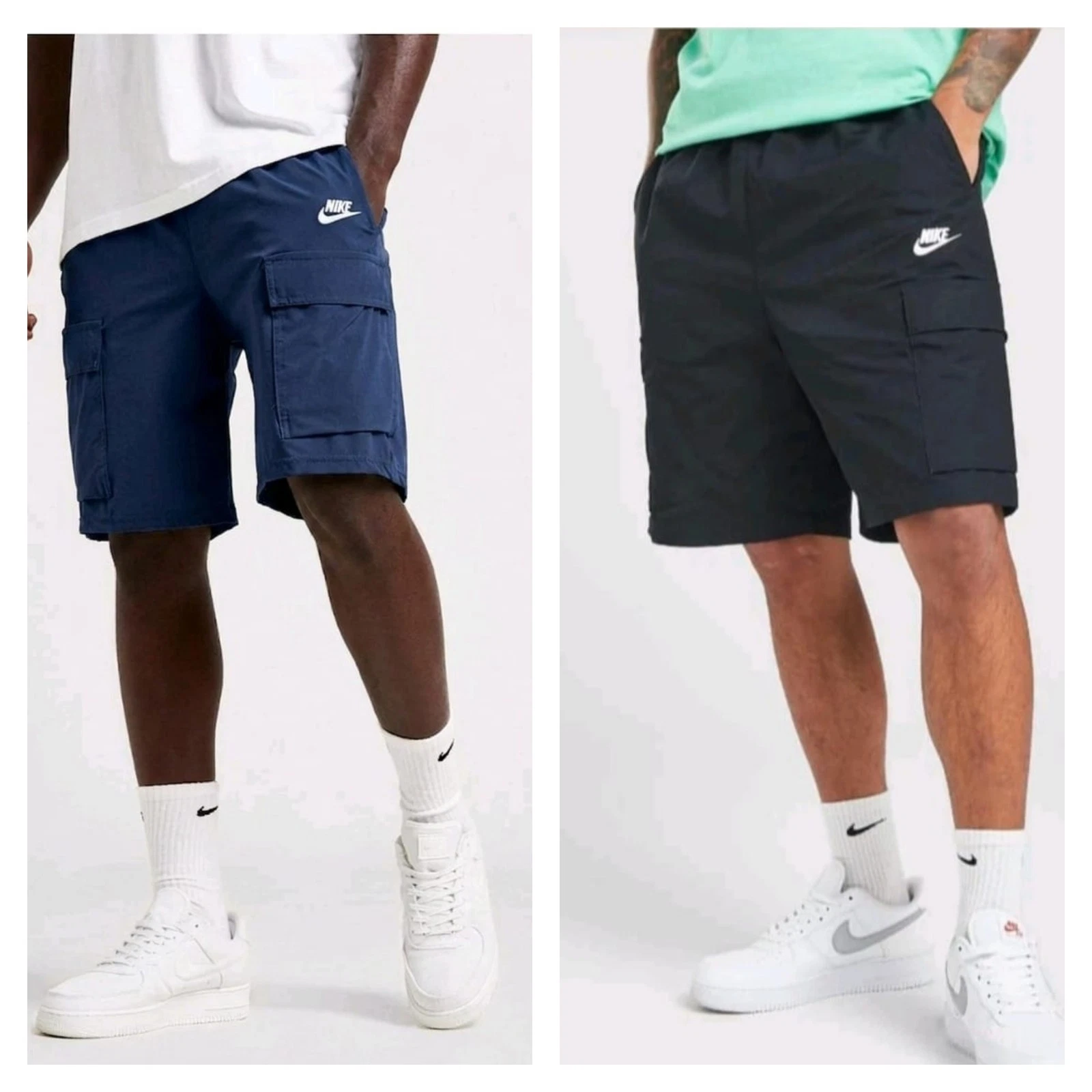 Nike Mens Woven Cargo Shorts Activewear Swim ,Sports,Running ,Black, Navy
Opens in a new window or t