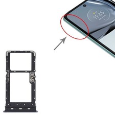 SIM card tray tray micro SD card holder for Motorola Moto G62 5G Black