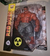 MARVEL SELECT RED HULK FIGURE SPECIAL COLLECTOR DIAMOND SELECT Damaged Box
