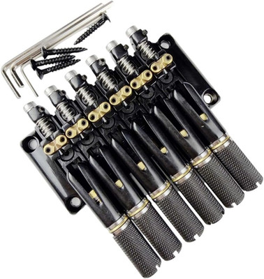 Headless Guitar Brass Saddles Bridge Tremolo System