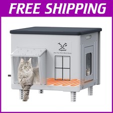 Insulated Feral Cat Shelter - Weatherproof Outdoor House