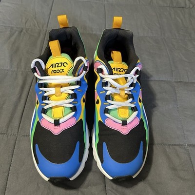 Nike React Element 270 Multicolor Sneakers Youth 6.5Y Women s 8 Running Shoes