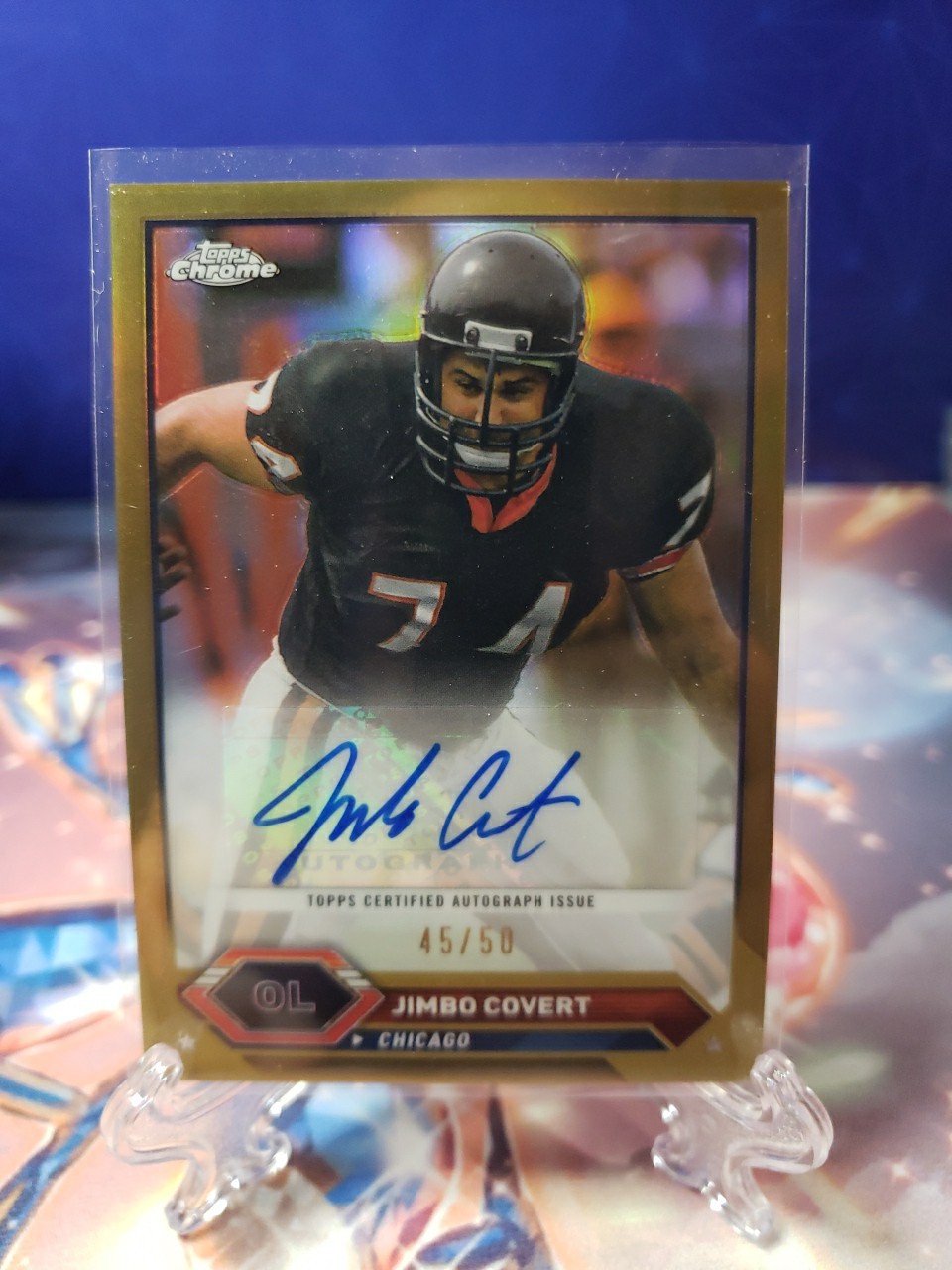 2023 Topps Composite Jimbo Covert Topps Chrome Auto Gold Refractor /50 TCA-JCO