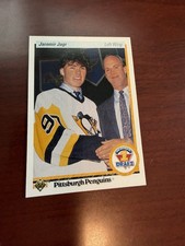 1990-91 Upper Deck #356 Jaromir Jagr Rookie Card. rookie card picture