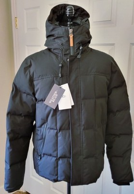 MEN'S LARGE L WARM UGG M CADIN BLACK AUSTRALIAN PUFFER HIP LENGTH