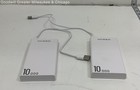 Lot of 2 Miisso 10,000mAh Battery Packs Charged Tested — photo 1