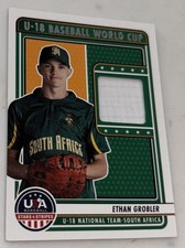 2023 Stars Stripes Ethan Grobler Relic U18-EG S. Africa National Team Game Worn