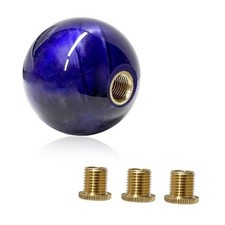 Round Ball Shift Knob, Marble Style Gear Lever Stick Shifter Marble-Purple