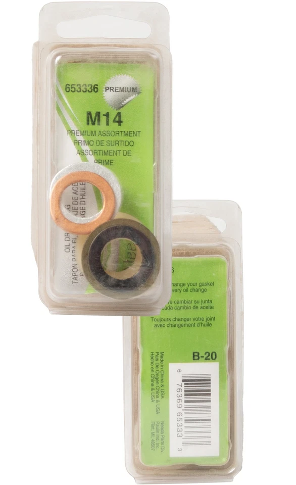 Needa Parts Transmission Oil Drain Plug Gaskets Fit 1989-1998 Ford Taurus 653336 - Image 2 of 4