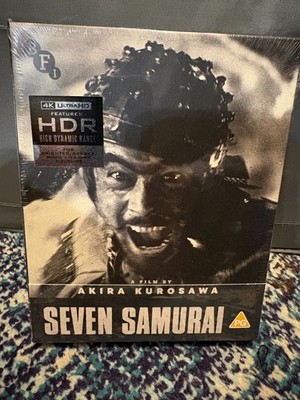 Seven Samurai 4K BFI- Limited Edition BOX w/book - Sealed. Ships in BOX