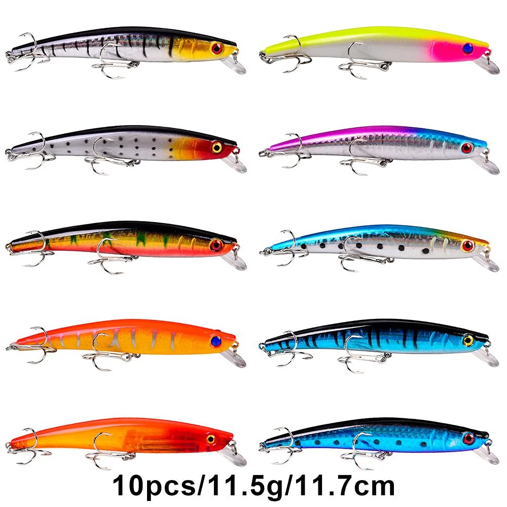 Bass Fishing Lures Kit: Topwater, Crankbait, Swimbait for Saltwater/Freshwater - Image 3