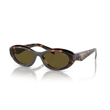 PRADA PR 26ZS 14LO9Z Honey Tortoise Dark Brown Women Sunglasses AUTHENTIC