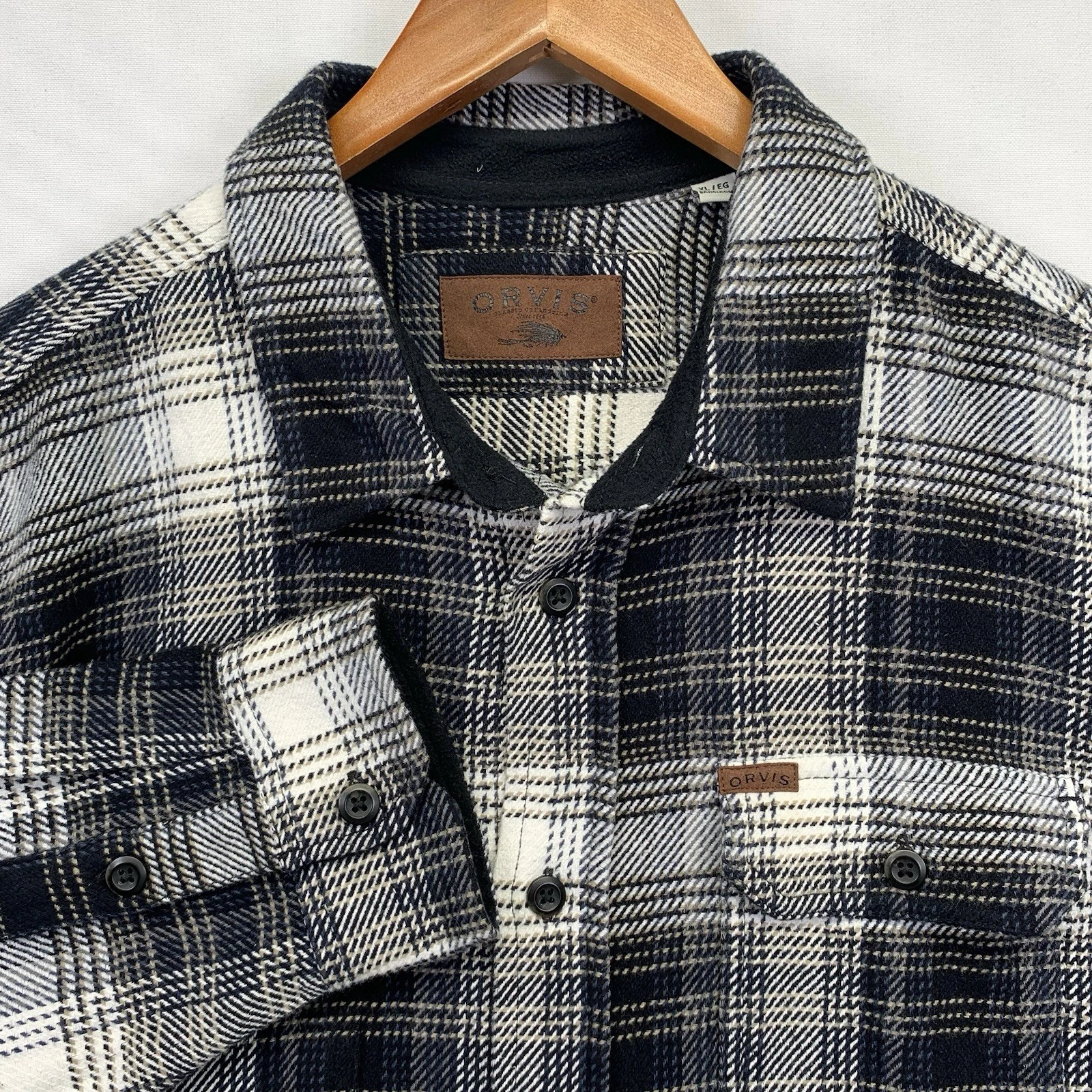 Orvis Flannel Shirt Shacket Men's XL Multicolor Plaid Pockets Outdoor Button Up
Opens in a new windo