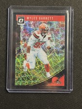 2018 Panini Optic Myles Garrett Black Velocity 15/25 2nd Year DPOY