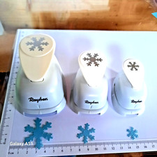 3 x Motivstanzer ``Schneeflocken `` Set Grö�...