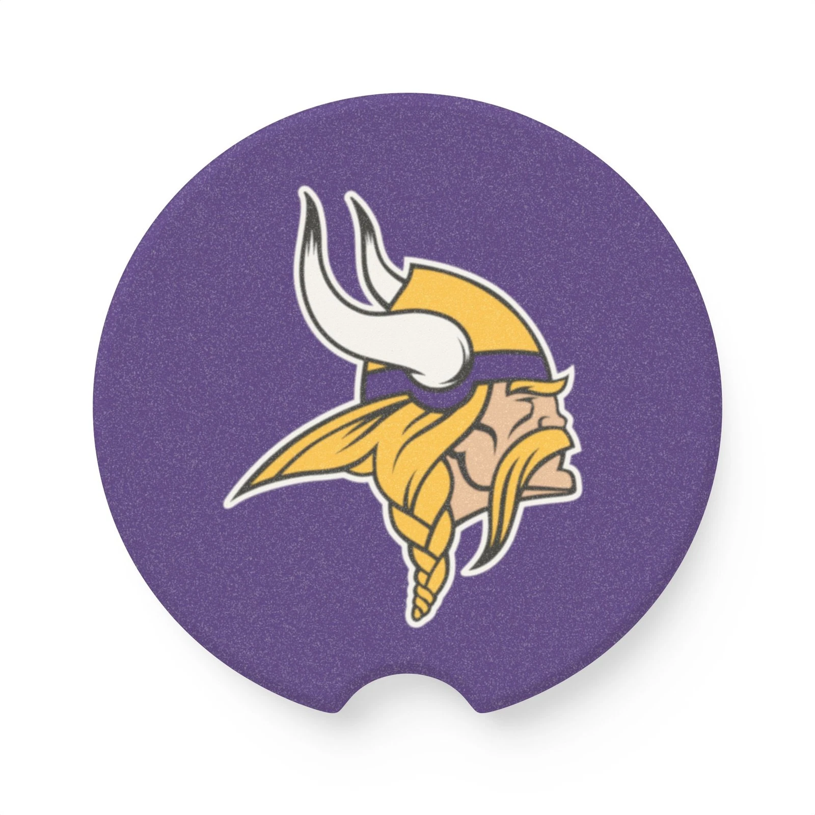 Minnesota Vikings Soapstone Car Coaster – football Cup Holder Insert for Car Decor