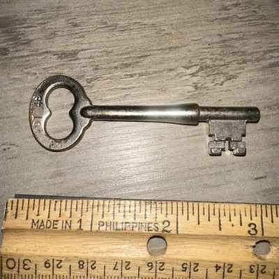 Antique Corbin Skeleton Key #DT48 Solid Barrel Key Original Key Legit Antique