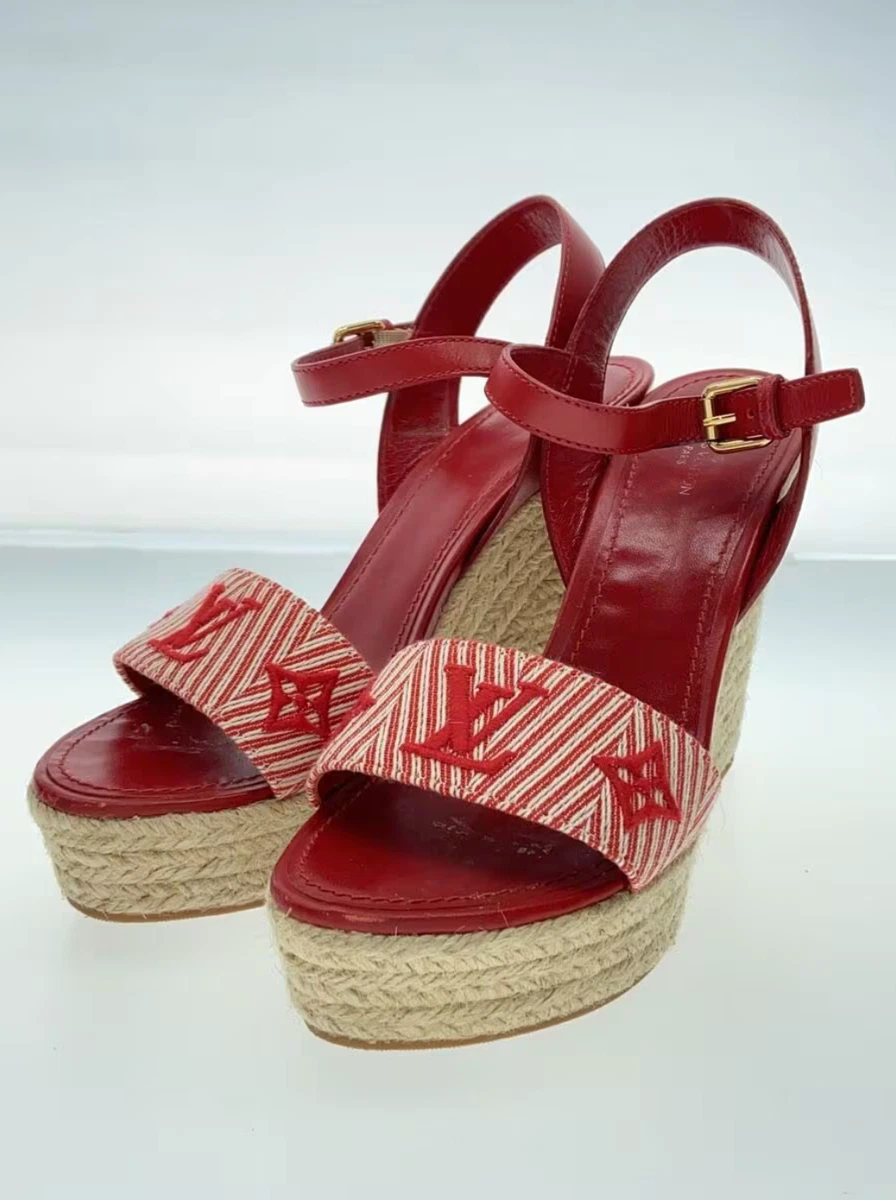 Louis Vuitton Red Sandals for Women for sale | eBay