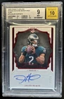 2020 Flawless Jalen Hurts Rookie Shadow Signatures RC Ruby Auto #/15 BGS 9/10
