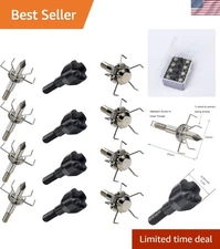 100 Grain Small Game Judo Points - 12 Pack Broadheads with Protective Case