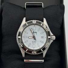 Rare STUSSY SEIKO 30th Anniversary Analog Solar Wristwatch V145-0CE0 Working