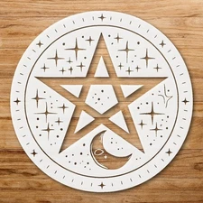 Enchanting Witchcraft Designs Stencil for DIY Crafts and Artistic Expression …