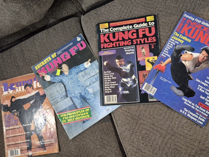 Lot Of 4 Inside Kung Fu Martial Art Vintage Magazines Preowned 