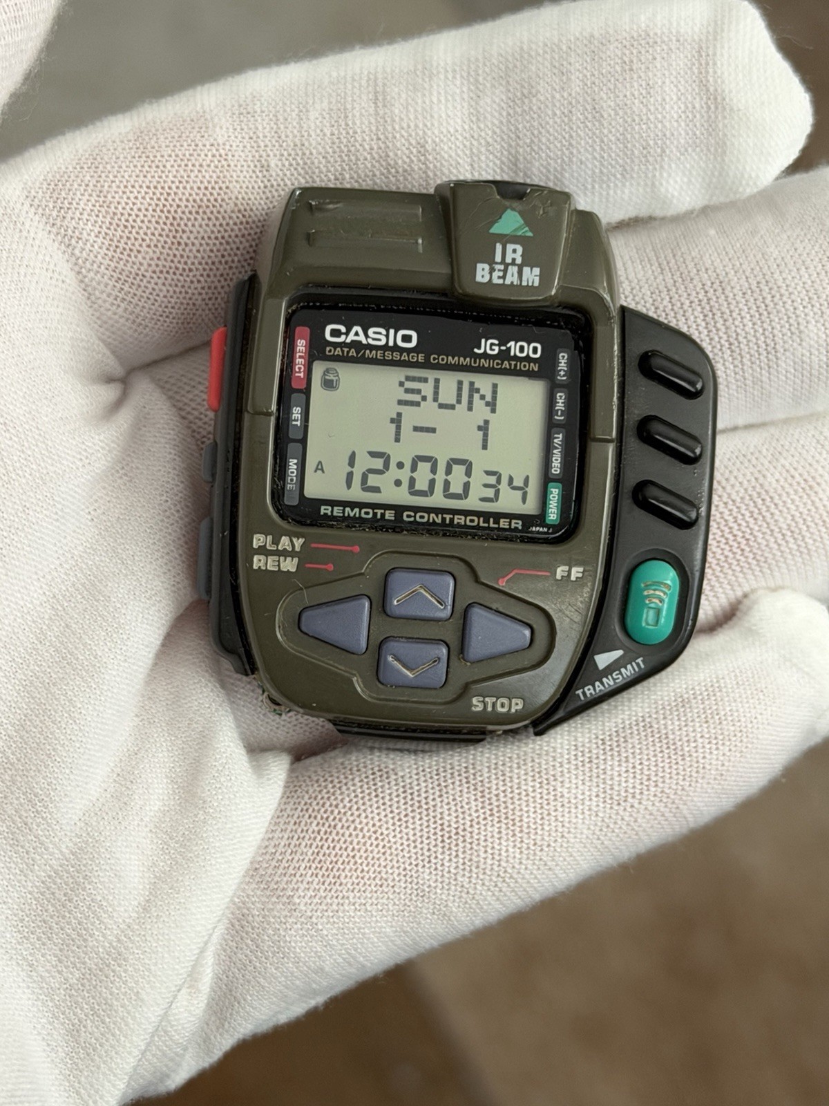 Rare Vintage Casio Super Cyber Cross JG-100 Men’s Digital Game Watch JDM 1990s
