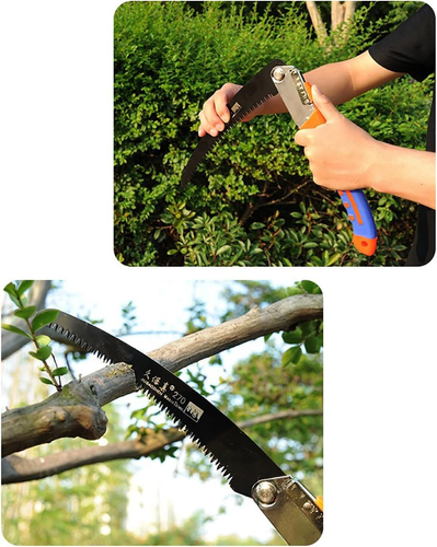 Folding Hand Saw Camping Saw Pruning Saws with Rugged 10.6 Inch Folding Saws Ra - 第 5/6 張圖片
