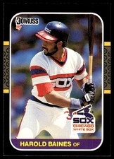 Harold Baines 1987 Donruss #429 White Sox MLB READ FREE SHIPPING AutographDen