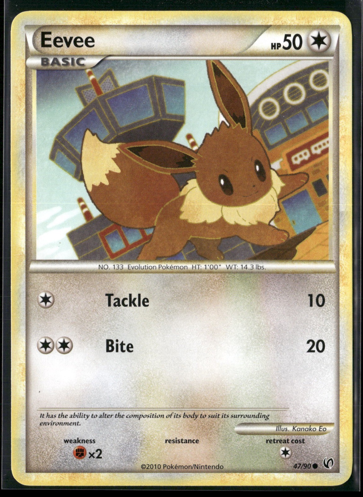 Eevee (47) Common Undaunted 47/90 NM