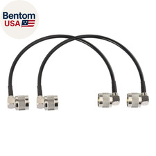 PL-259 Jumper Cable UHF Pl259 Male to Male Low Loss Digital RG58 Coax Cable 1