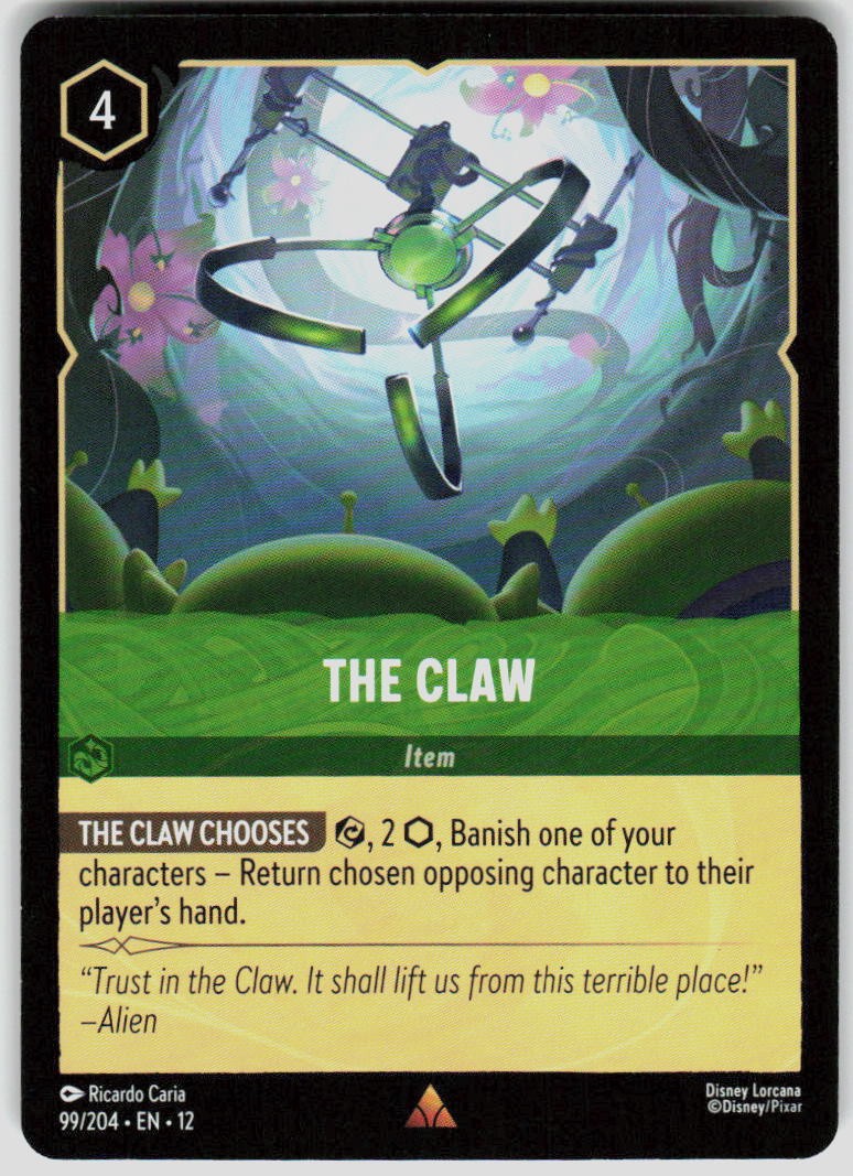 The Claw 99/204 Wilds Unknown Disney Lorcana