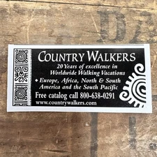 90s Country Walkers Print Ad Worldwide Walking Vacations Vintage Advert
