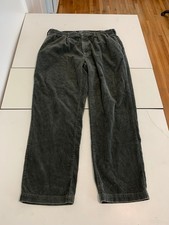 Vintage Polo Ralph Lauren Corduroy Pants 40x32 Gray Andrew Pleated Heritage Prep