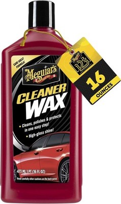 Meguiar's Cleaner Wax - Liquid Car Wax, Cleans, Polishes and Protects Your Vehic