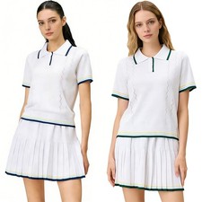 Two-piece Sports Skirt Set Breathable Golf Set Quality Sportswear Fitness
