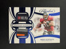 2025 Panini Flawless Mike Alstott Sapphire Dual Patch Tag + 3-Color /5