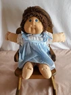 Vintage 1985 Cabbage Patch Kid JESMAR Brown hair/Blue Eyed HM#2 Girl-GUC