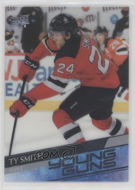 2020-21 Upper Deck Young Guns Clear Cut Ty Smith #456 01ks