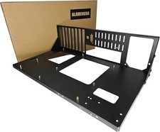 DIY Pc Test Bench, ATX Open Chassis Case Rack for ATX/M-ATX/ITX Black