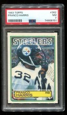 1983 Topps #362 Franco Harris PSA 7 NM Steelers HOF~(PL)