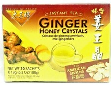 Prince of Peace Ginger American Ginseng Honey Crystals 18g x 10