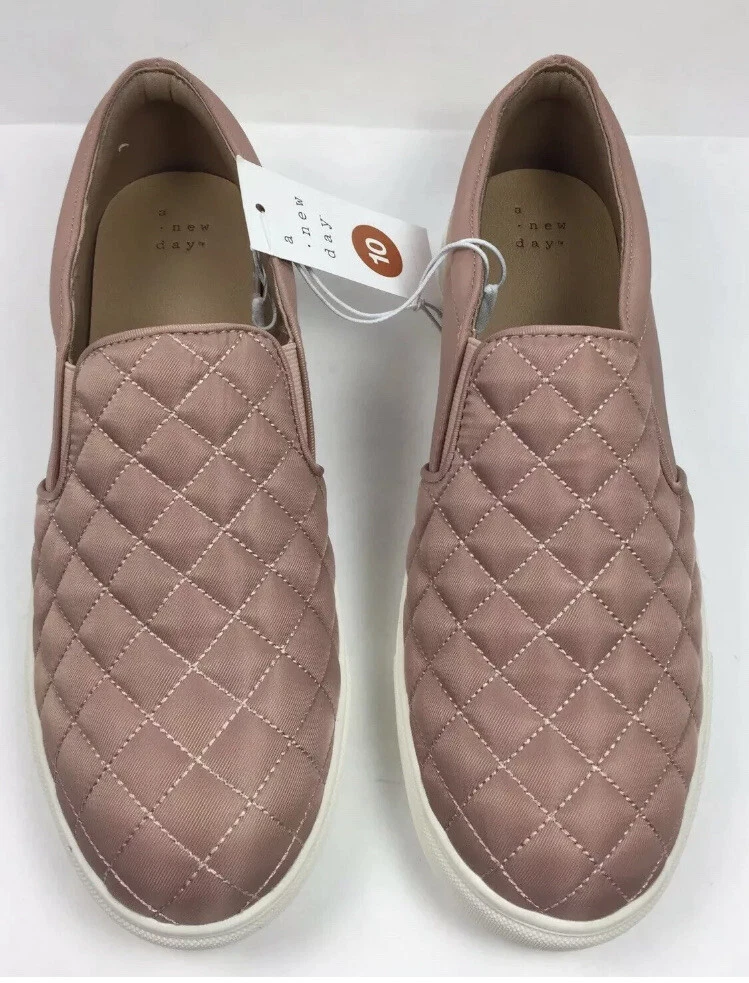 Blush shop quilted sneakers