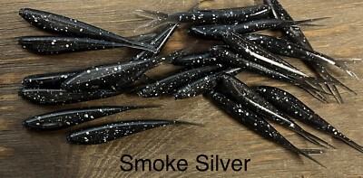 20-2 1/4''crappie bass-walleye-shad minnow-grubs-drop shot-split tail-fluke 20pk