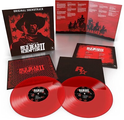 RED DEAD REDEMPTION II ORIGINAL SOUNDTRACK VINYL NEW! LIMITED RED LP! MOONLIGHT