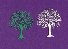 TREE die cuts scrapbook cards scrapbook cards