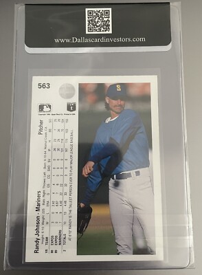 1990 Upper Deck Randy Johnson Seattle Mariners #563 Baseball Card