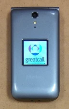 Alcatel OT Jitterbug Flip 4043S - Gray ( GreatCall ) 4G LTE Cellular Phone