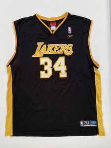 shaq black lakers jersey